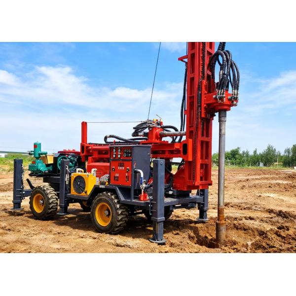 Multi Functional Water Well Drilling Rig Truck Stable And Reliable