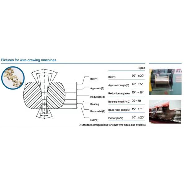PCD Drawing die Polycrystalline Diamond Drawing Die Drawing Machine PCD Die
