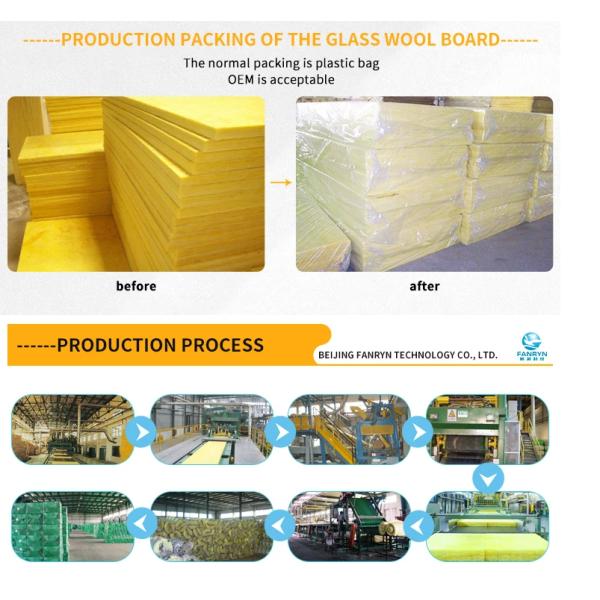 Insulation Material With Black Fiberglass Tissue Moisture Resistance