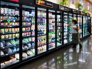 Quality Glass Door Multideck Display Fridge Remote Sliding With Mutlideck Shelf for sale