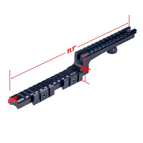 Standard 20mm Scope Mount Base Z Shape Alloy Metal Constrution MZJ-RAL-0014