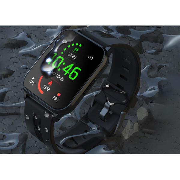 BLE5.1 Sleep Tracker Smartwatch 1.75in Waterproof Blood Pressure Monitor
