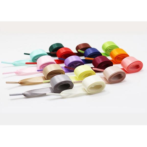 Manufacturing Wholesale Custom Satin Grosgrain Ribbon Shoe Lace