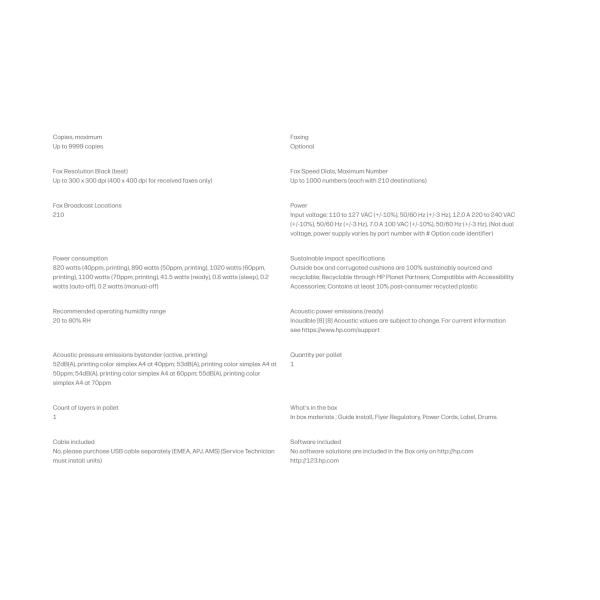 HP E87740dn High-speed Printer HP Color LaserJet Managed MFP E87740dn 40PPM