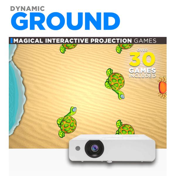 Children floor interactive system Indoor Amusement Park Computer Integrated Host