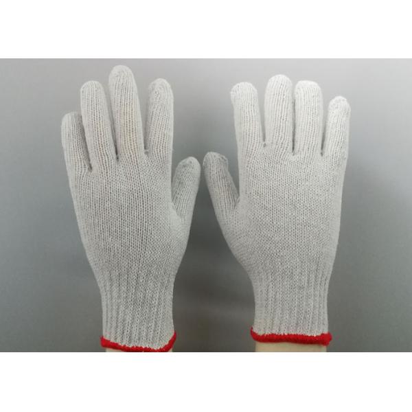 Protective Hand Cotton Knitted Gloves Spark Resistant For Mechanical Maintenance