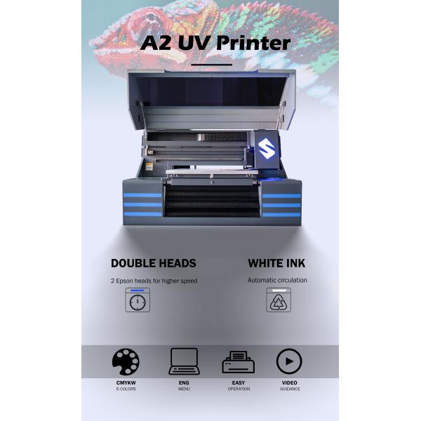 FCC Double 3360 Head 3D Tile Printing Machine 2400dpi For Ceramic