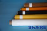 Chemical Processing Synthetic Polyester Silk Screen Mesh Fabric With Wash / Heat