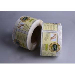 Quality Printing custom waterproof adhesive sticker labels for bodywash bottle packaging for sale