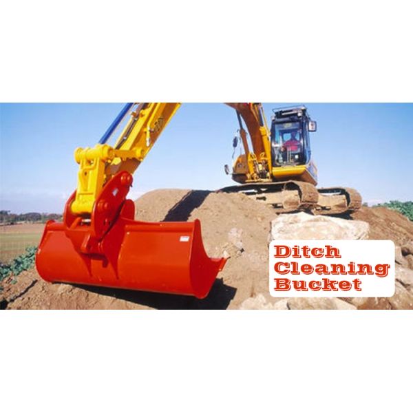 Q355B+NM400 Wide Ditch Cleaning Bucket Mud Bucket Excavator Attachment for 8-11T Excavator for River Cleaning with High Quality