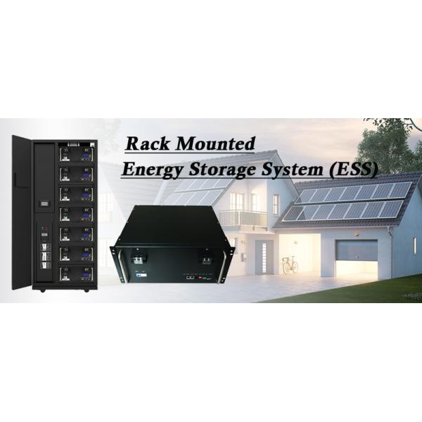 Rack Mounted 48V Lithium Battery 100ah 200ah Lifepo4 Battery Pack Easy Installation