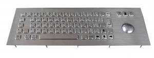 Quality USB Top Panel Mount 69 Keys Industrial dot braille Keyboard With Laser Trackball for sale
