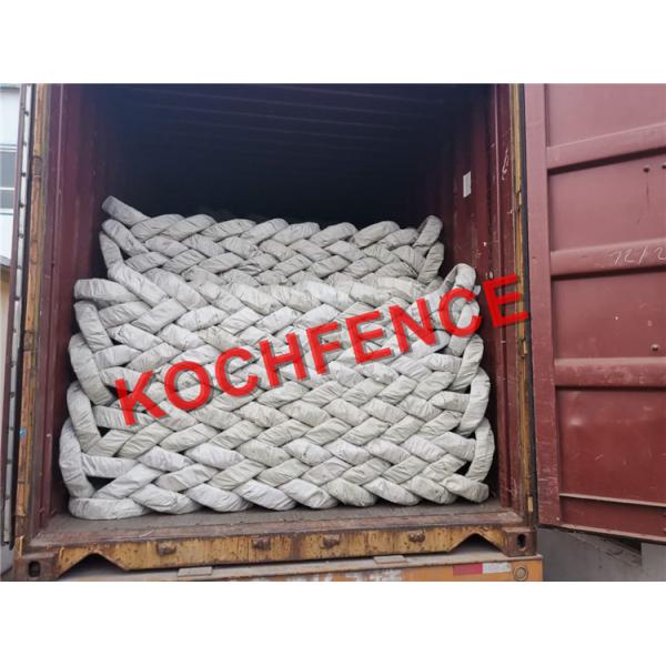 CBT65 BTO22 CBT60 Concertina Coil Fencing , Professional Galvanized Razor Wire