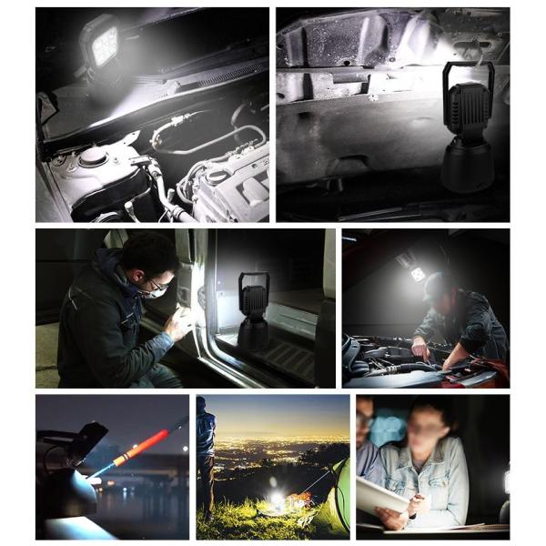 LED Handle Emergency Light Rechargeable Light High Brightness Lighting for Factory Warehouse Outdoor Waterproof