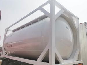 Quality Cement Powder Bulk Transport Tank Container LSXC China 25 Cubic Meter 0.2MPa for sale
