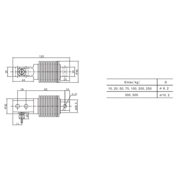 Single Ended Load Cell IN355-04