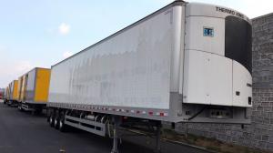 Quality 13m 40 Ft Refrigerated Trailer , Air Suspension Refrigerated Enclosed Trailer for sale