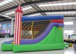Colorful Combo Games Inflatable Jump House 0.55mm Pvc Tarpaulin Fireproof