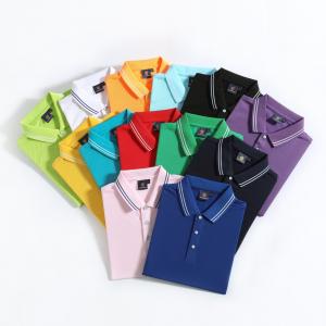 Quality                  Golf Polo Shirt Tops Leisure Sportswear Spring Summer Clothes Golf Clothing Polos Shirt with Printed Logo              for sale