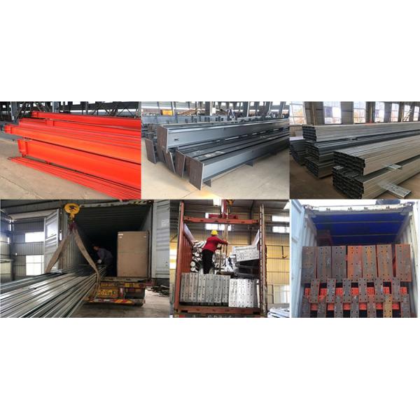 Light Structural Steel Portal Frames Multifunctional Fabrication Steel Structure