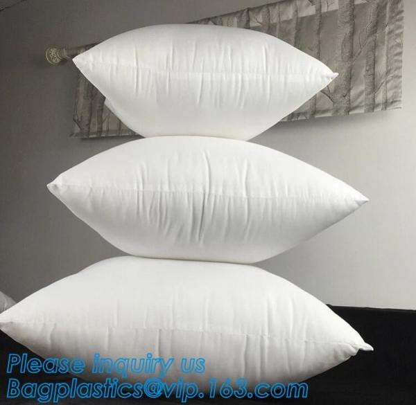 Square custom wholesale pillow insert,white square vacuum package pillow cushion inserts,PP cototon wholesale pillow cus