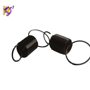 OEM Overload Coil Springs , Black Zinc Electroplating Tension Coil Springs