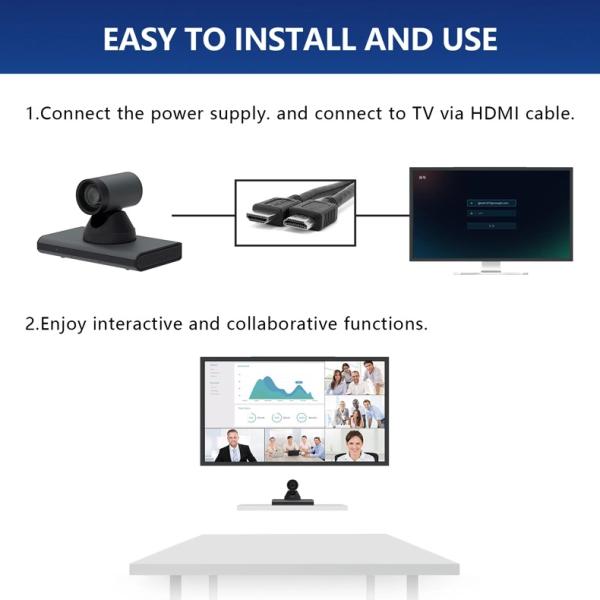 Integrated Video Conference Hardware Terminal HD 1080P Remote Video Conference System Host Win10/Android All-in-one Devi