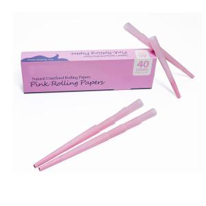 Quality 110mm Cigarette Rolling Paper With Tips , King Size Pre Rolled Cones for sale
