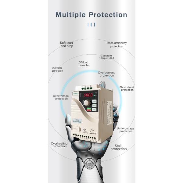 0.75KW 1.5KW 2.2KW Mini VFD Frequency Inverter CNC Spindle Motor Speed Control