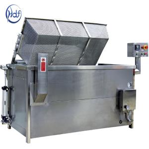 Food Grade Potato Chips Snacks Frying Machine , Large Automatic Donut Fryer