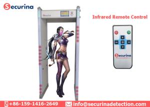 Quality 45 Multi-Zone Security Walk Through Metal Detector IP65 Weather-Proof With Aluminum Chassis for sale