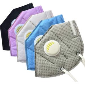 Quality Fluid Resistant Valved Face Mask For Anti Dust / Pollen / Bacteria / Virus for sale
