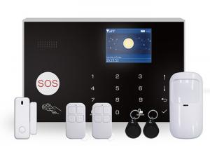 Quality Gsm Tuya Mini Wireless Home Security Alarm System 3 Wired Zones With Ip Camera for sale