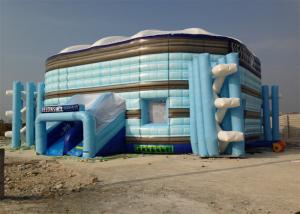 Quality Big Football Station Kids Inflatable Playground , Big Party Inflatable Football Court for sale