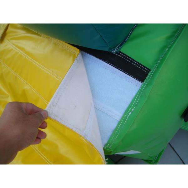 Cartoon Obstacle Course Inflatable Sports Games With Tunnel N Climbing Wall