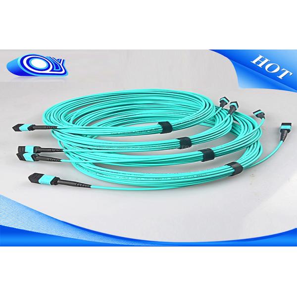 Patch Cord MPO Fiber Optic Connector , 8F 12F Waterproof Fiber Optic Connector
