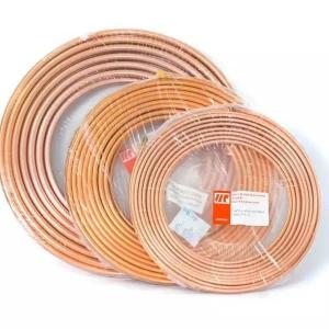 Quality ASTM B280 Copper Tube Pipe Coil 3/8 50FT / Roll C10920 Cu for sale