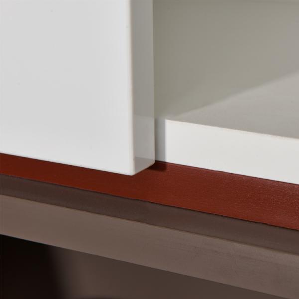 High Gloss Wardrobes White Modern Coat Closet Display Table Storage
