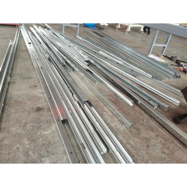 1.5mm Shutter Door C Profile Guide Rail Roll Forming Machine Galvanized Steel Metal