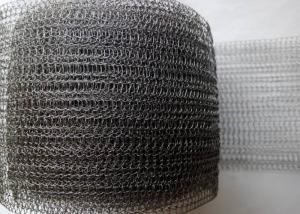 Quality 0.35mm Knitted Filter Screen Mesh Flattened Knitted Wire Mesh Filter for sale