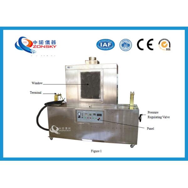 MT386 Stainless Steel Mine Cable Load Combustion Test Chamber / Testing Equipment