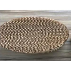 Quality SS316 Rectification Column Metal Structured Packing Large Circulation 350Y for sale