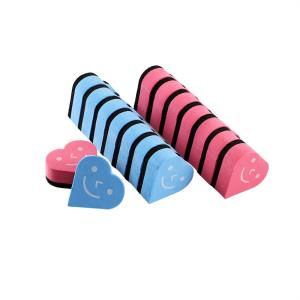 Quality EVA Whiteboard Accessories Heart Shape Magnetic Whiteboard Eraser for sale