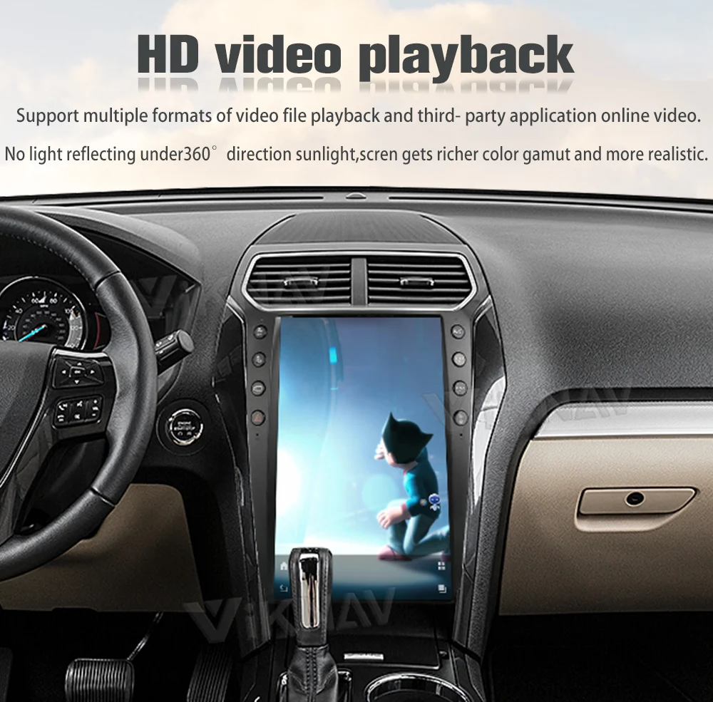 Viknav 13.6 inch Car Radiio Android 2016 Ford Explorer Radio Multimidia Radio GPS Navigator