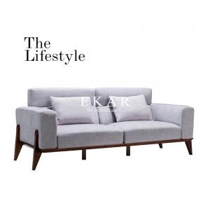 Quality European Style Ash Wooden Frame Corner Designs Furniture Living Room Sofa for sale