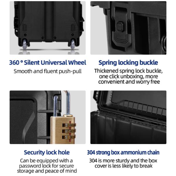 EM-5236 Waterproof Tool Storage Case 590x420x290mm IP67 Rated