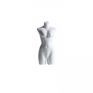 Quality Matte Glossy Half Body Mannequin , Headless Legless Female Underwear Mannequin for sale