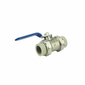 China PN16 Telfon Sealing Brass Ball Valves Level Hand PPR Ball Valves  1/2 - 4 Inch 320g on sale