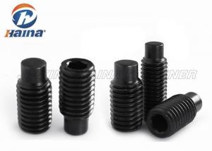 China Carbon Steel Black Stainless Steel Machine Screws DIN 915 , Metric Socket Head Cap Screw With Dog Point on sale