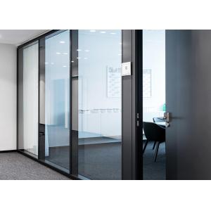 Demountable Glass Partition Wall System Removable Aluminium Frame Glass